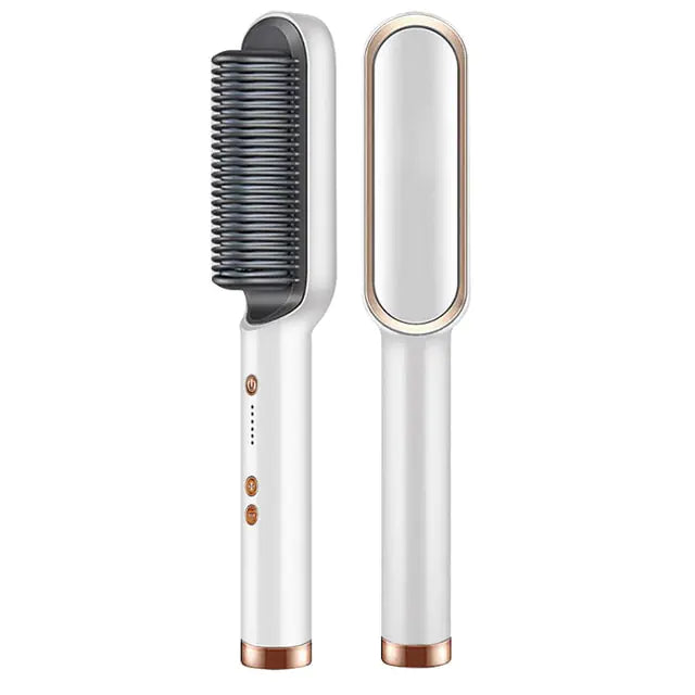 Electric Heat Comb Straightener Curler